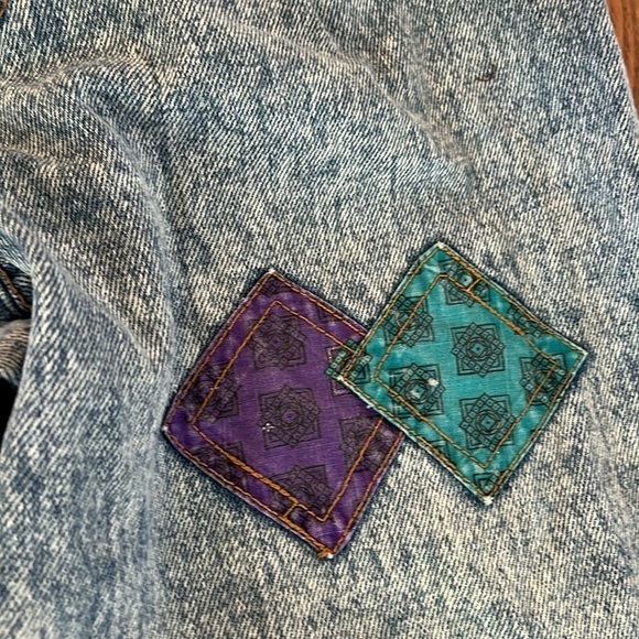 Retro 80s Acid Washed jeans - Picture 6 of 10